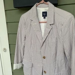 Seersucker Gap Blazer